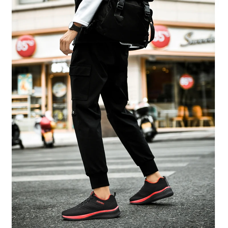 Men's and Women's Mesh Sports Shoes Outdoor Breathable Sports Running Shoes Lightweight Walking Fitness Shoes