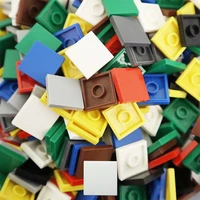 200pcs moc assemble particles 3068 size 2x2 bricks flat tile smooth 22 building blocks diy educational creative toy for kids
