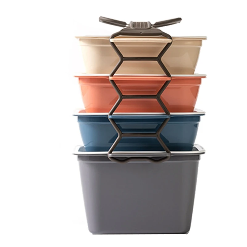 

Новый портативный герметичный Ланч-бокс с сеткой, детский студенческий Ланч-бокс для бенто, герметичный, для микроволновки, предотвращает появление запаха, для школы