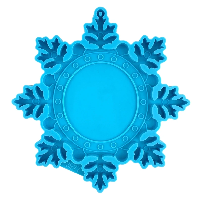 

Geometry Mirror Snowflake Photo Frame Epoxy Mold for DIY Craft Decorative Mould