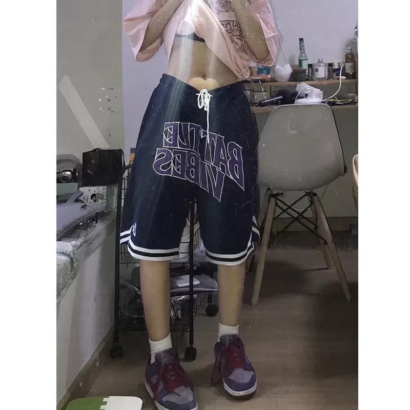 

Шорты женские/мужские спортивные, Воздухопроницаемые быстросохнущие свободные для фитнеса и баскетбола, пять шорт, черные, красные, желтые,...