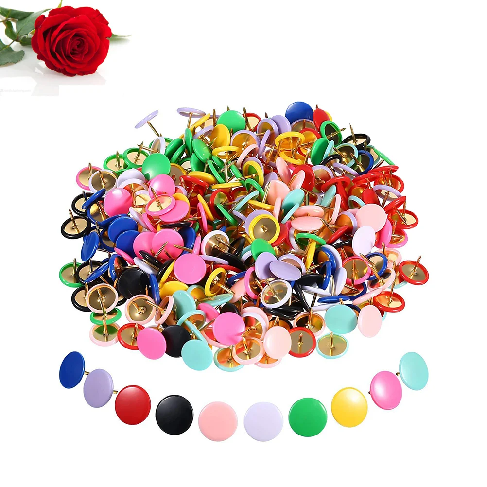 

300 Pcs Wall Thumbtacks Bulletin Board Trim Thumbtack Push Pins The Office Decor Cork Board Marking Push Pins