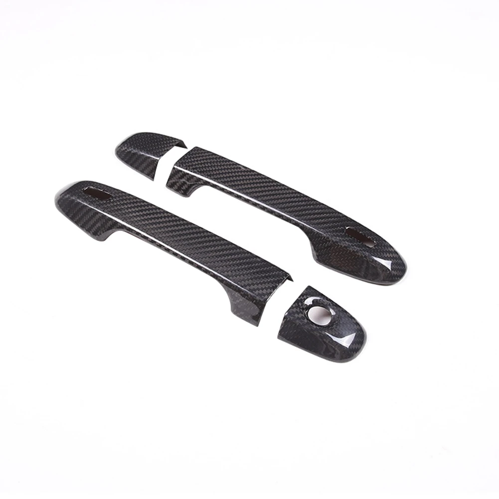 

4Pcs Carbon Fiber Car Exterior Side Door Handle Frame Cover Trim for Toyota 86 / Subaru BRZ 2012-2022