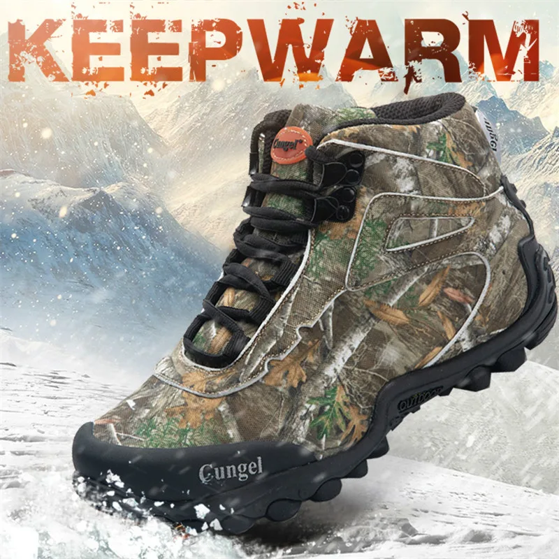 Hot Sale Men's Waterproof Hiking Shoes Lightweight Non-Slip Outdoor Shoes Men Trekking Hiking Sneakers Camping Climbing Shoes