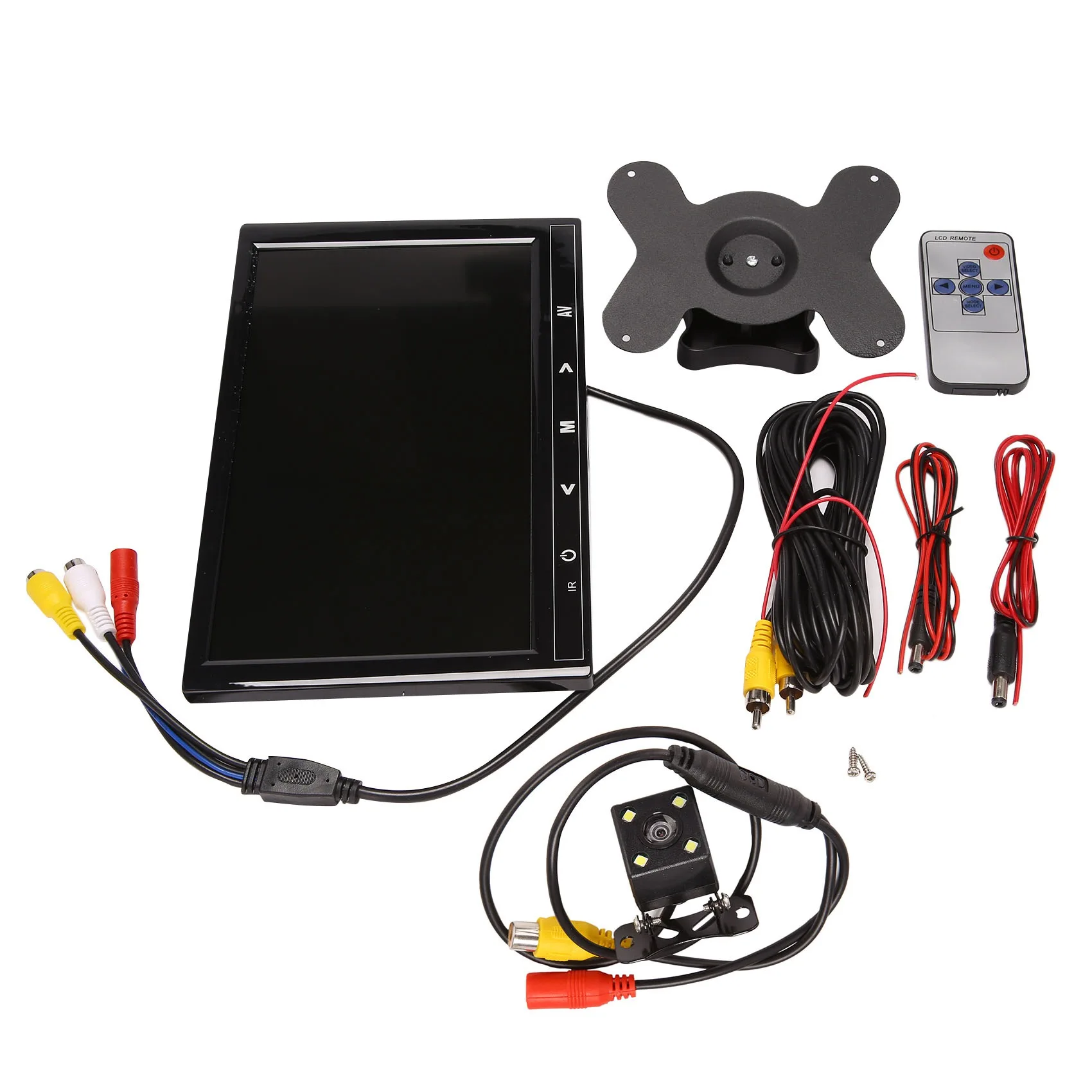 

9 Inch Wired Car Monitor TFT LCD Car Rear View Monitor Parking Rearview Night Vision with Reverse Cameras DV12V-24V