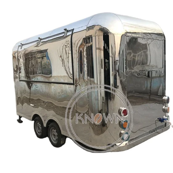 2023 многофункциональные недорогие мобильные прицепы из нержавеющей стали 5 м для