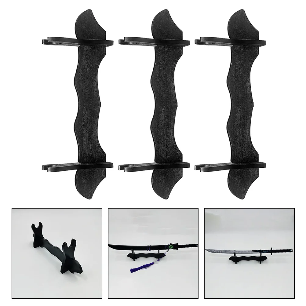 

3Pcs Swords Collection Stands Knives Storage Racks Plastic Swords Holders Storage Holders