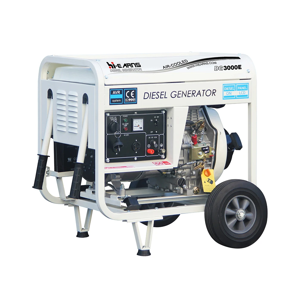 Teknikarns Маленький двигатель генератора открытого типа 220 В 50 Гц 3 кВт DG3000E