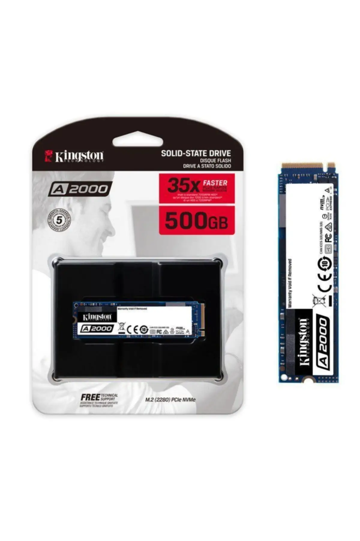 

A2000 500 Гб 2200/2000 Мб/с Nv UP M.2 2280 pcесли Ssd (Sa2000m8/500g)