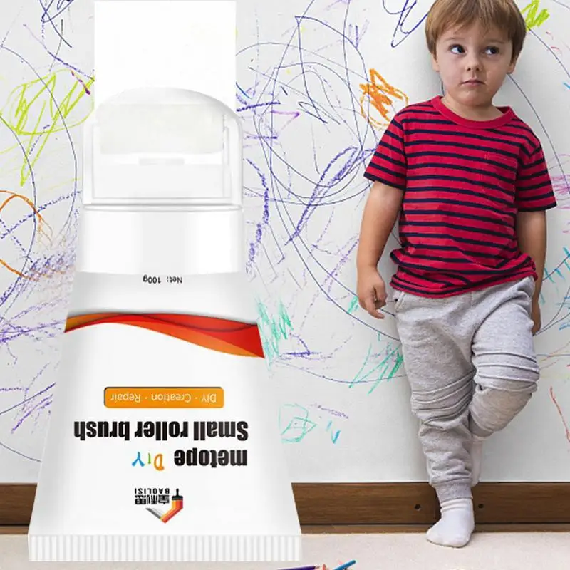 

DIY настенная краска, ремонт стен, краска, сильная грязь, искусственная краска, принадлежности, маленькая роликовая щетка, быстросохнущая стена