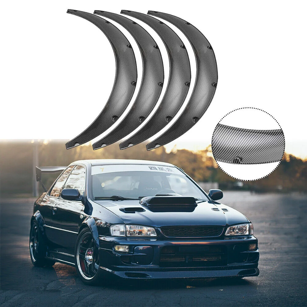 

Углеродное волокно, наконечники для крыльев, Экстра широкие колесные арки для Subaru Impreza GC8 12-22