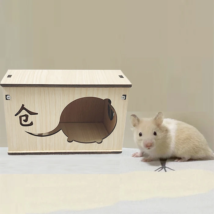 

Wooden hamster to avoid nest golden bear guinea pig three-line rat general landscaping house winter warm toys