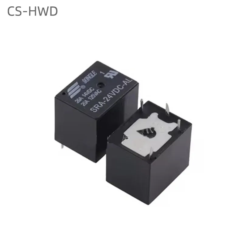 5 шт. В 12 24 20 А силовое реле постоянного тока SRA-05VDC-AL SRA-12VDC-CL SRA-24VDC-CL 4-контактный