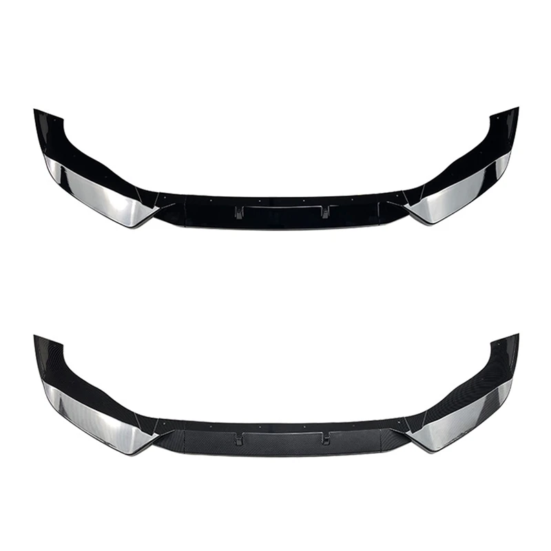 Фото Для BMW X3 G01 X4 G02 M Pack 2022+ Спойлер на передний бампер, разделитель губ, нижний комплект кузова, разделенная накладка на пластину лезвия №3