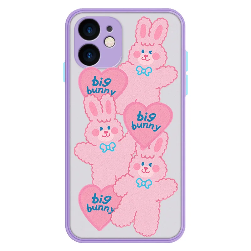 

Cute Cartoon Iphone 11 12 13 14 Pro Max 7.8 Plus Followingfrom Feeling Skin Protection Lens Shell Picture