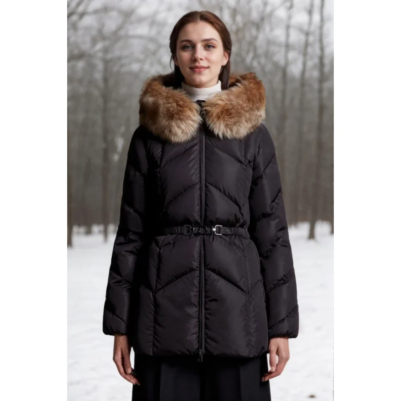 Moncl * r женский зимний пуховик на толстой молнии лучшие пуховики 90 гусиный пух