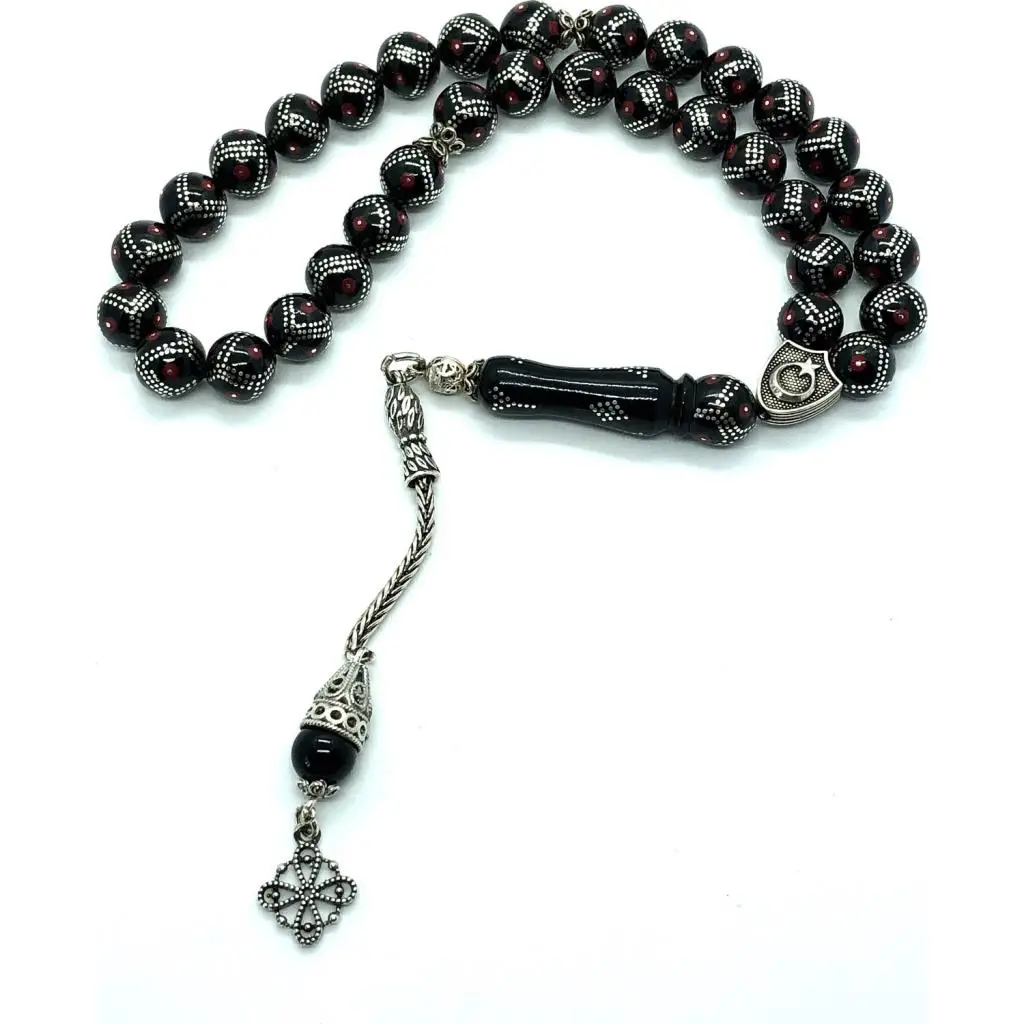 

OLTU stone silver and processing rosary