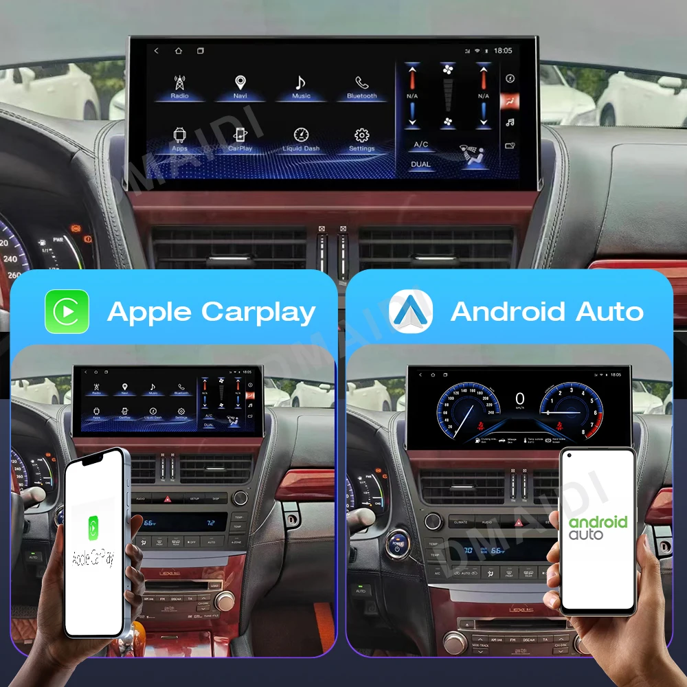 12 3-дюймовый Android 10 GPS-навигационный экран автомобильный мультимедийный