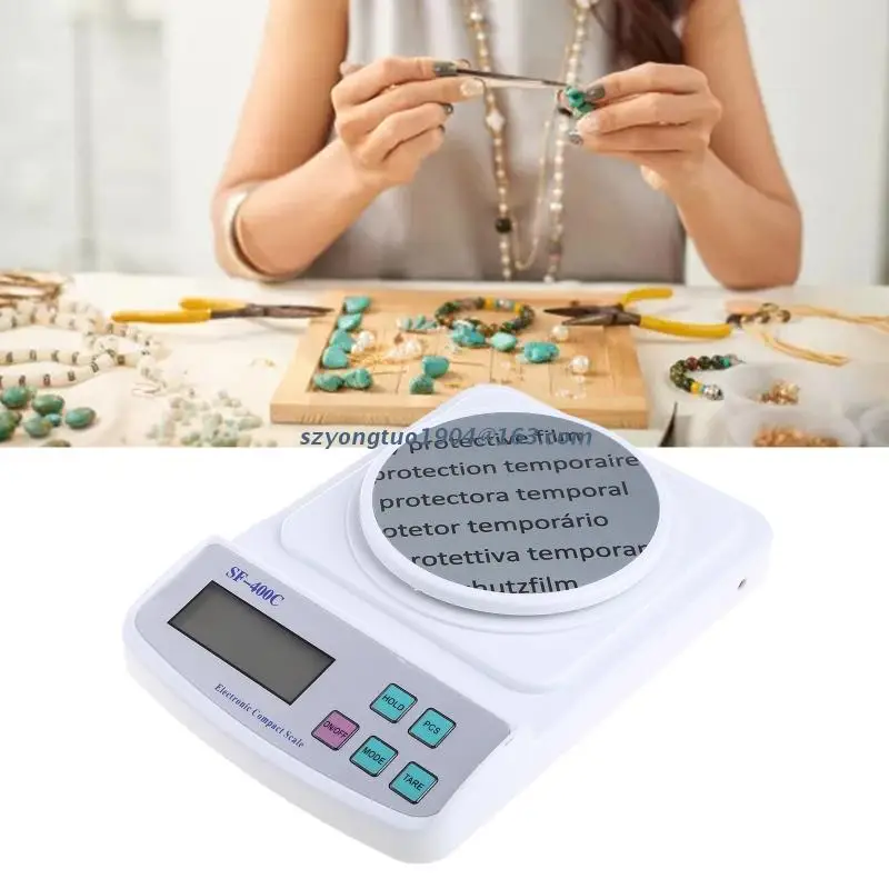 

Digital Lab Scale Portable Mini Precision Scale Pocket Jewelry Scale LCD Display with Data Hold Tare & PCS Function