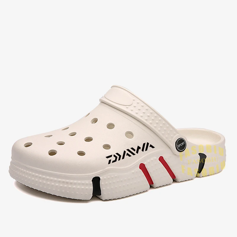 

Mens Women Outdoor Fishing Sandals Fall Hole Shoes EVA Soft Sole Couple Garden Shoes Garden Shoes Beach Flat Slippers