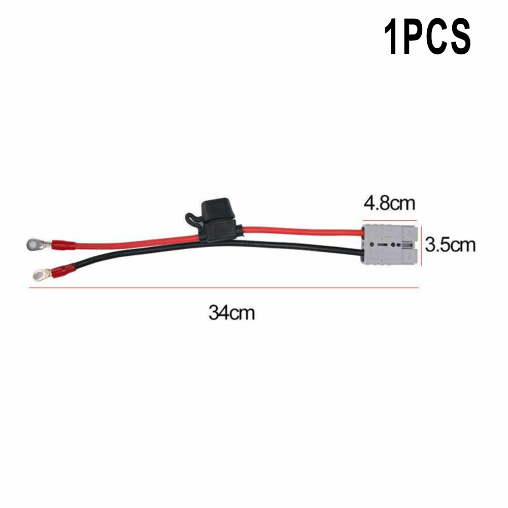 

30cm 50A 10AWG For Anderson Plug Extension Cable M8 Terminal Battery Charging Connector Cable Kit For Electric Vehicles