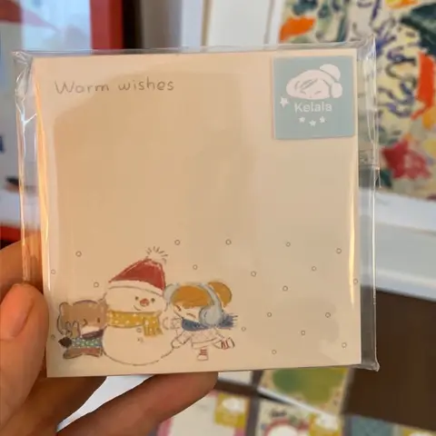 Набор липких заметок с милой жизнью из мультфильма