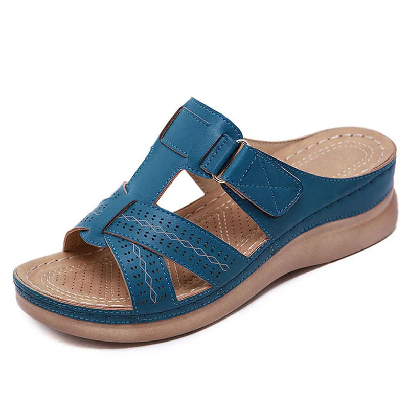 

Summer Women Wedge Sandals Premium Orthopedic Casual Shoes Woman Sandals Vintage Anti-slip Open Toe Female Platform Retro Shoes