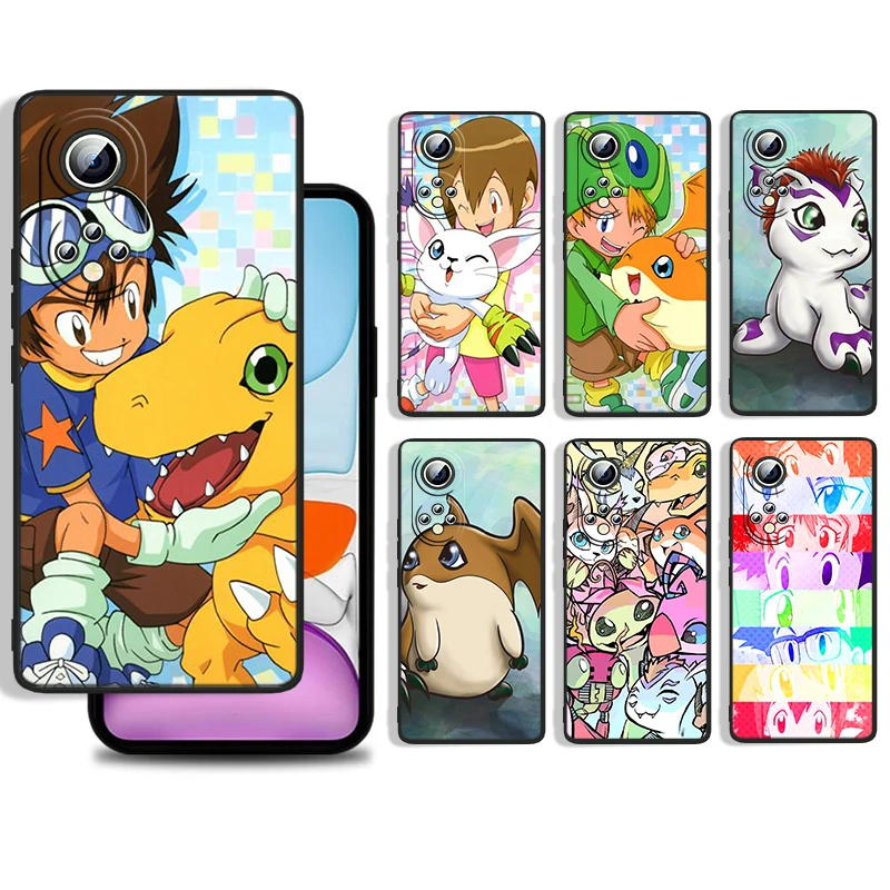 

Anime Cartoon Cute Digital Baby Cover For Huawei P50 P40 P30 P20 Lite 5G Nova Plus 9 SE Pro 5T Y9S Y9 Prime Black Phone Case