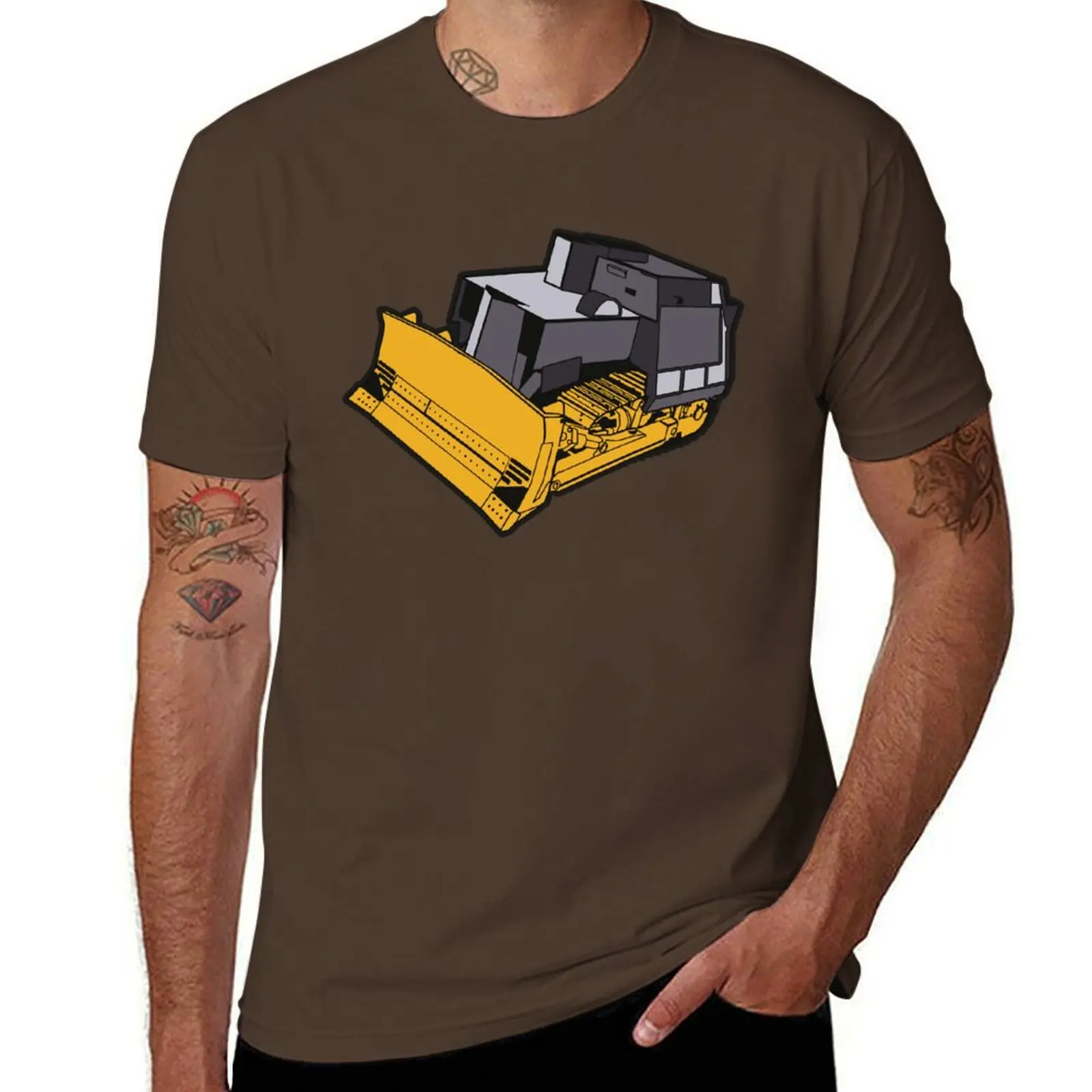 Killdozer - футболка Marvin Heemeyer простые быстросохнущие таможенные мужские футболки с