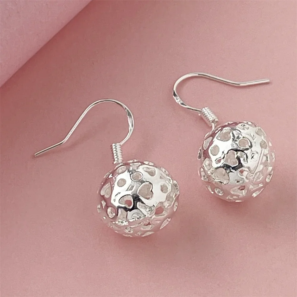 Женские серьги-подвески из серебра 925 пробы