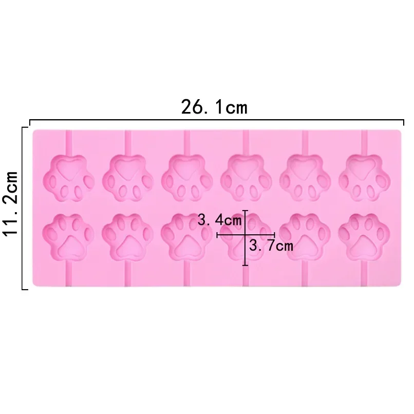 Силиконовые формы для леденцов 12 шт