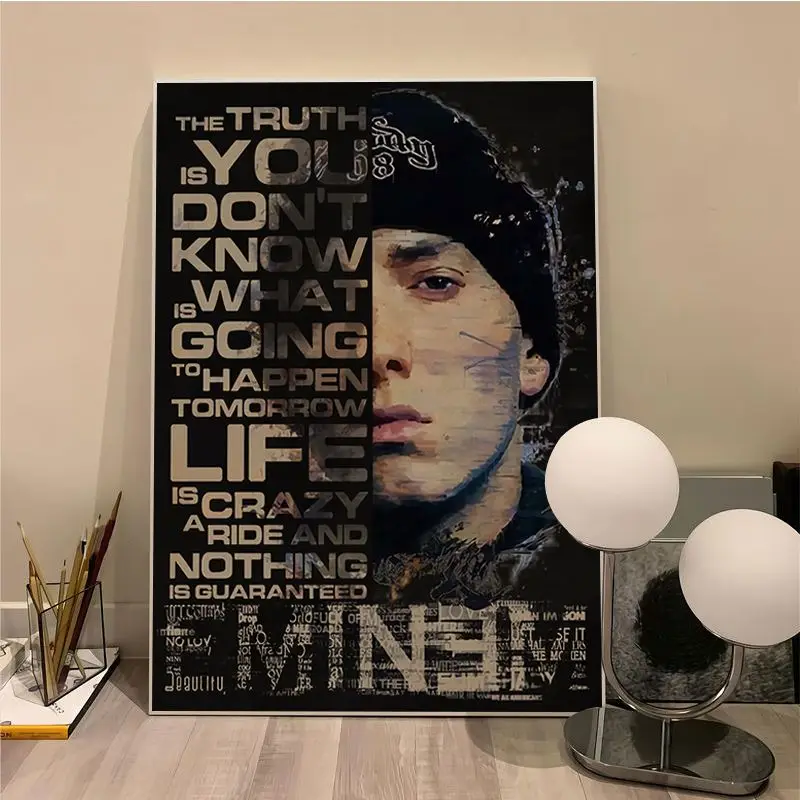 8 мил эминеем хип-хоп Рэперы хорошего качества принты и постеры для гостиной бара