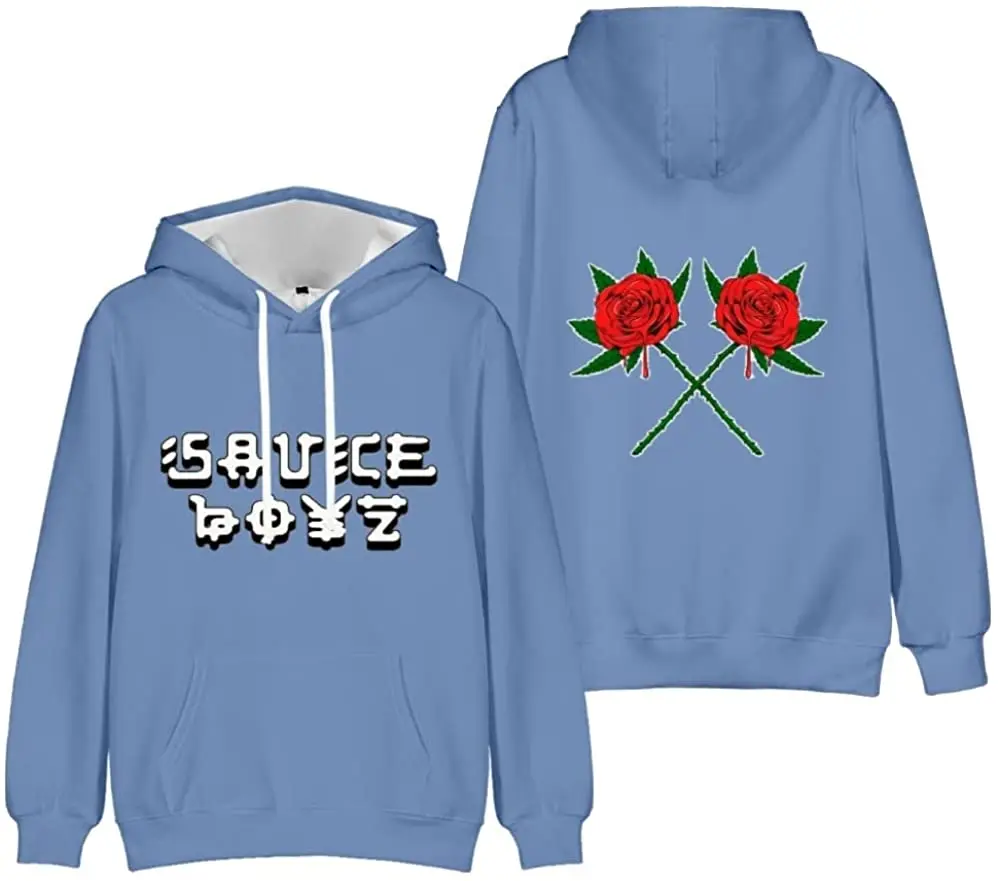 

2022 Eladio Carrion Merch Hoodie Sauce Boyz Sweatshirt Harajuku Fashion Hooded Men Womens Sweatshirts Casual Hoody Clothes