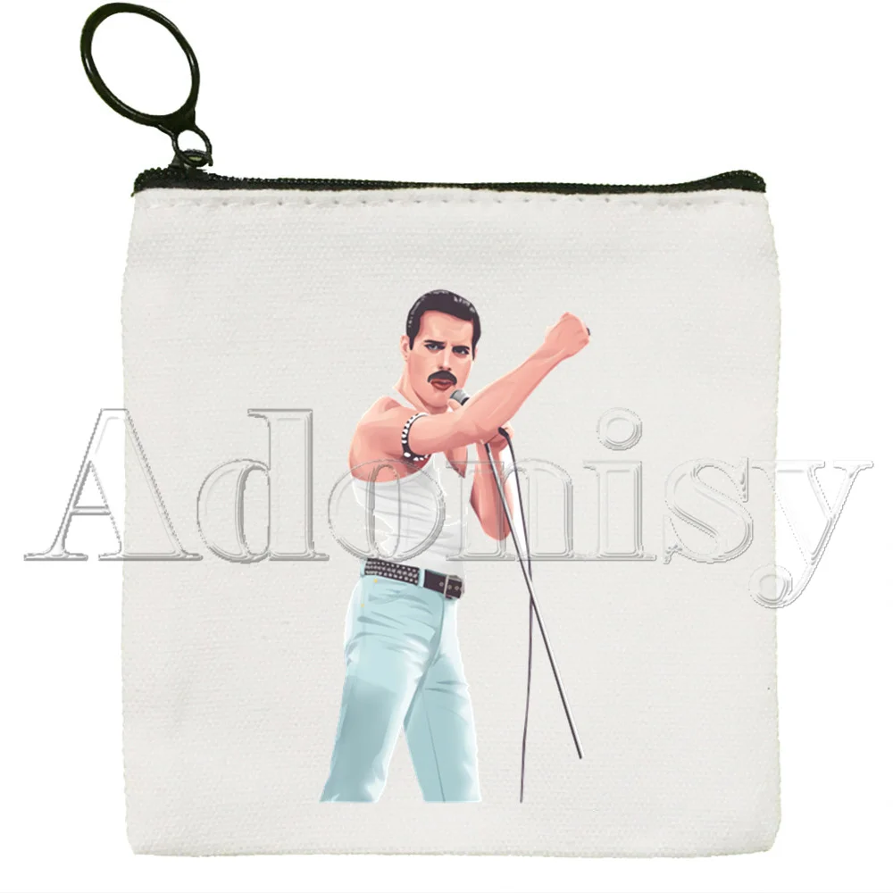 Queen Freddie Mercury Korean Style Cartoon Printed Canvas Bag Design Canvas Simple and Fashionable Storage Bag