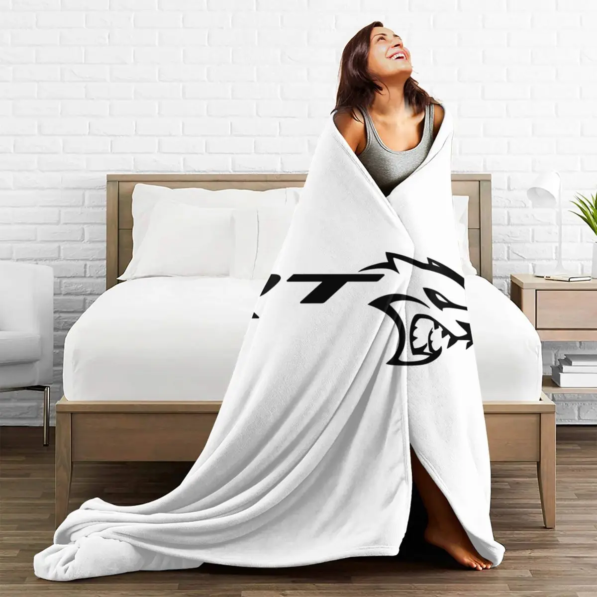 SRT Hellcat Demon Dodge Challenger автомобильное гоночное одеяло флисовое супер мягкое для