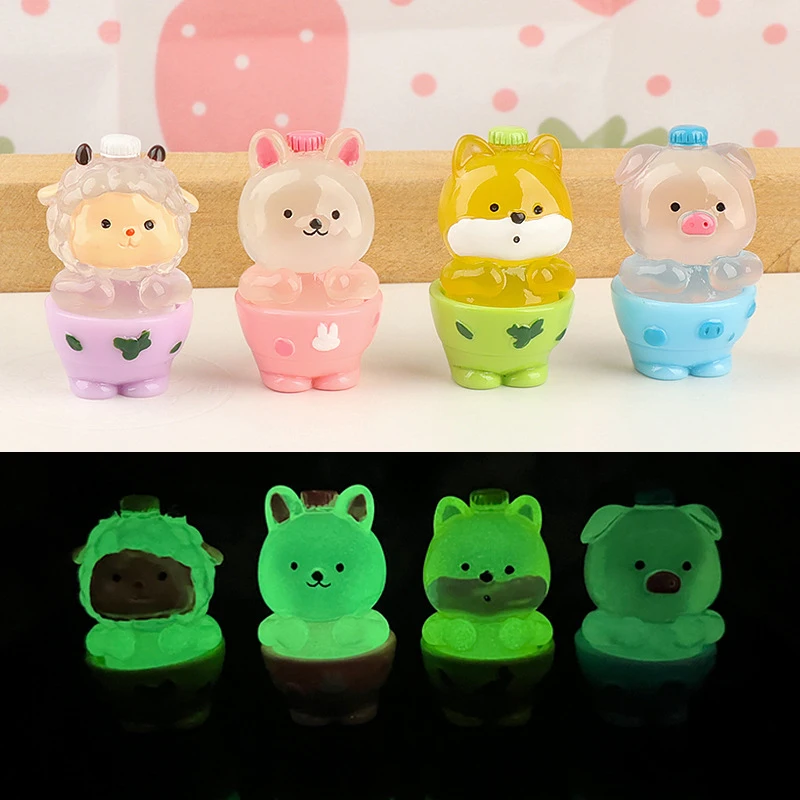 Украшение для кукольного домика сделай сам миниатюрная Люминесцентная 3D банка с