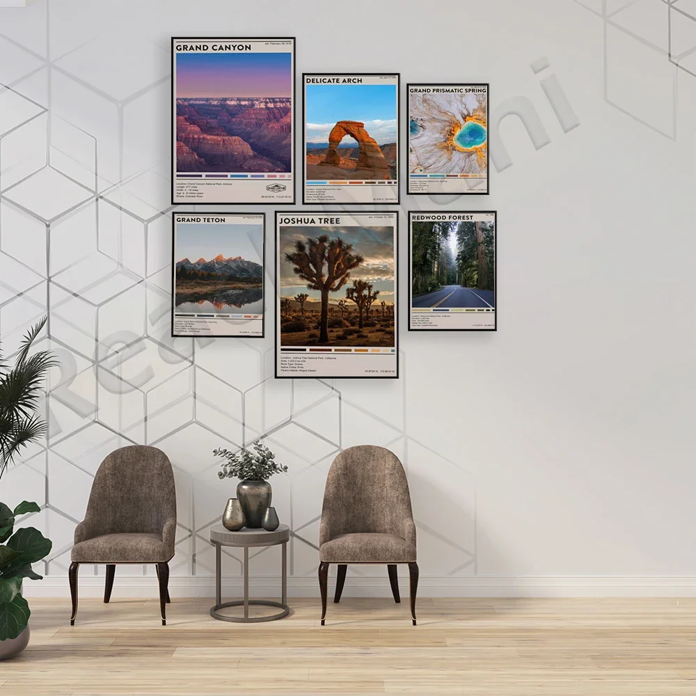 Плакат национальных парков ReachMani