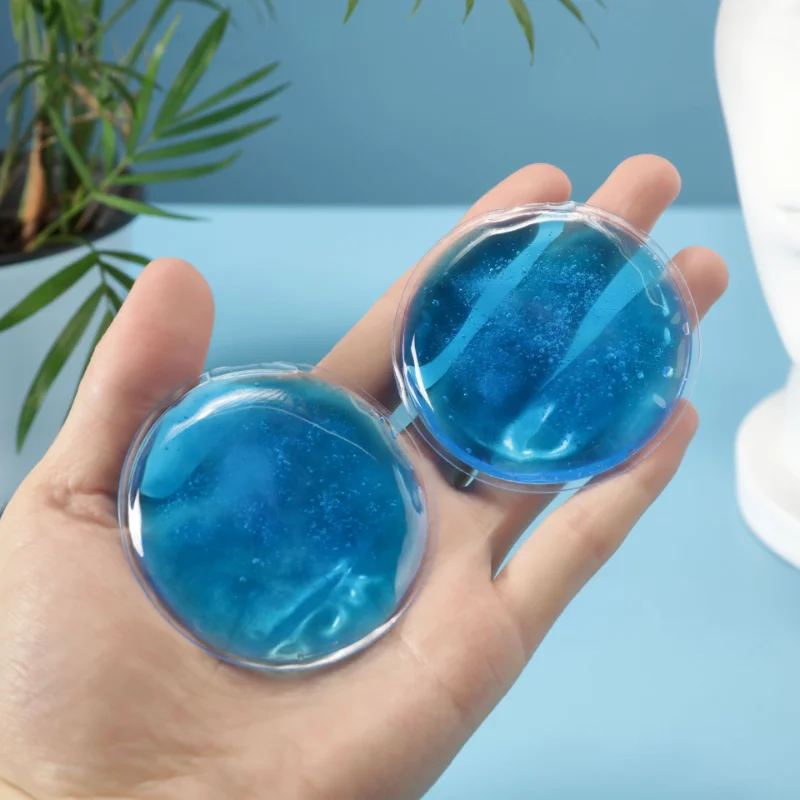 Reusable Round Ice Cold Hot Gel Pack Microwaveable Heat Pain