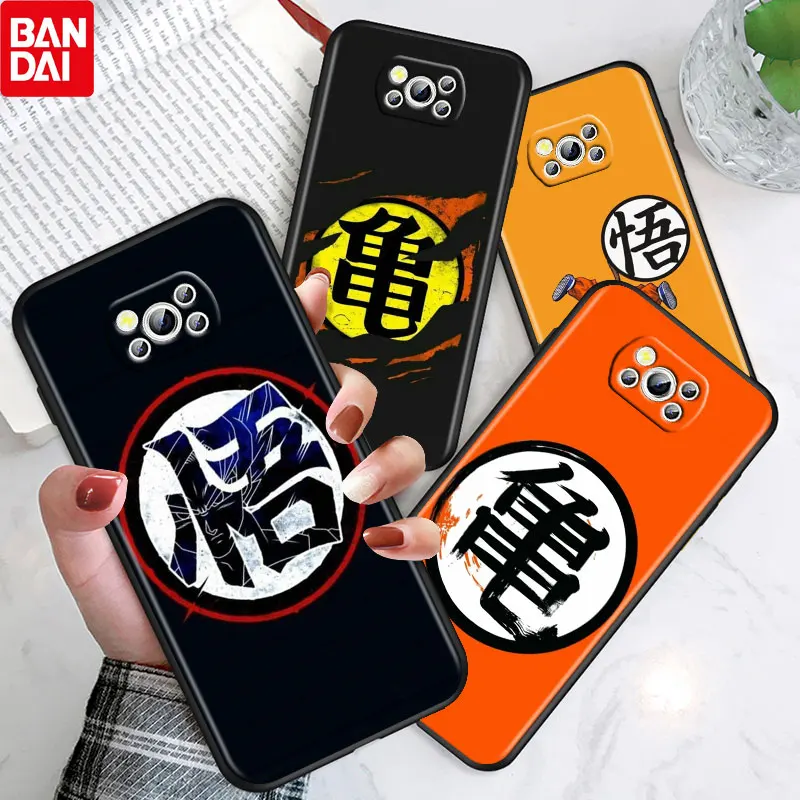

Dragon Ball LOGO Son Goku For Xiaomi Poco X3 NFC F3 GT M4 M3 M2 F2 F1 C3 X2 Pro Silicone Soft Black Phone Case Funda Coque Capa