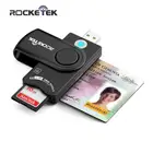 Rocketek USB 2,0 мульти считыватель смарт-карт SDTF micro SD память, ID, банковская карта, sim cloner разъем адаптера компьютера ПК