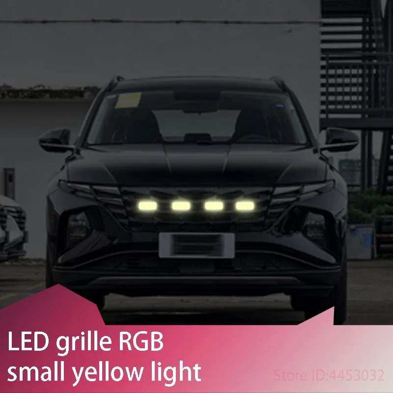 Для Hyundai i30 Sonata Santa Fe Автомобильная передняя светодиодная решетка RGB