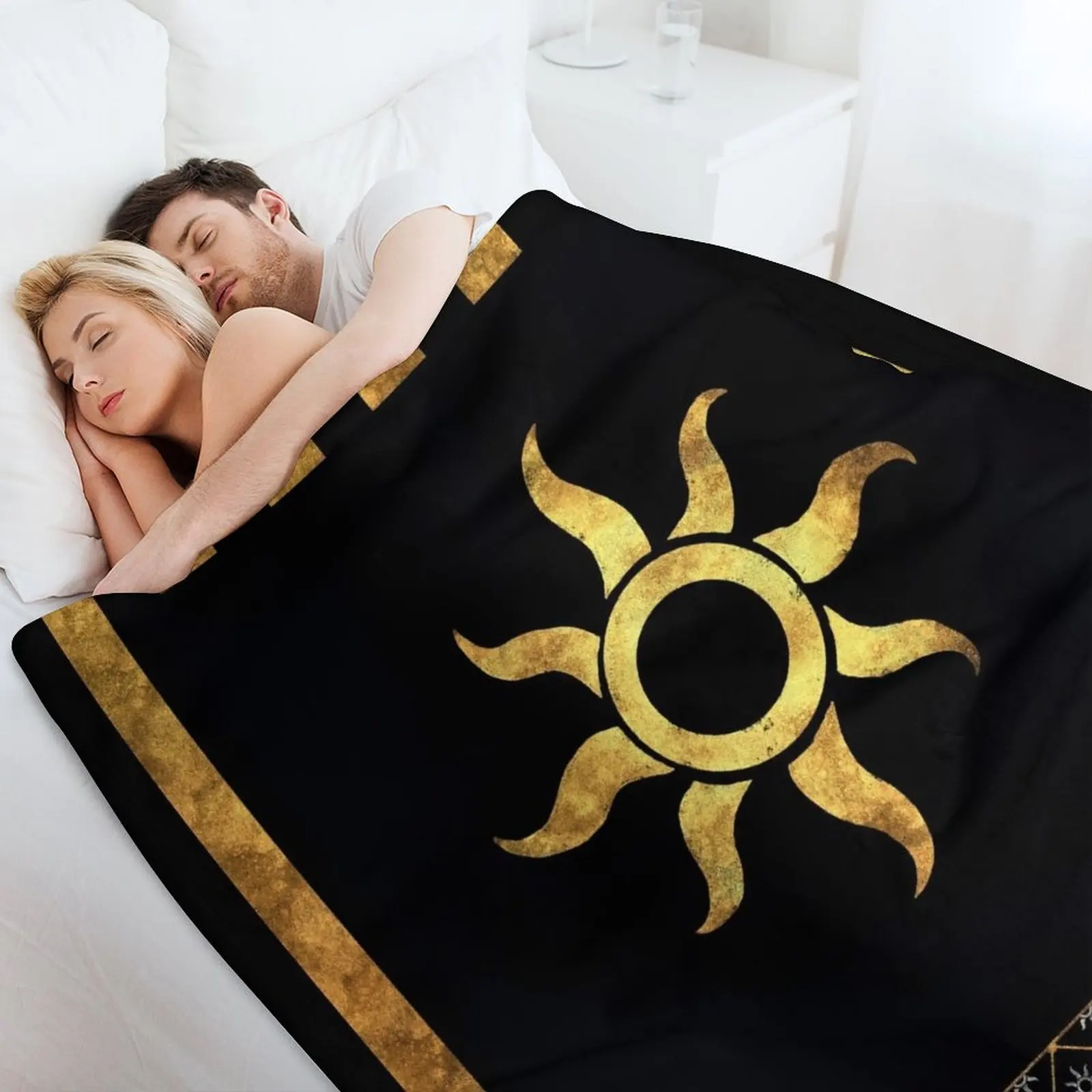 Мягкое искусственное одеяло Nilfgaard с эмблемой