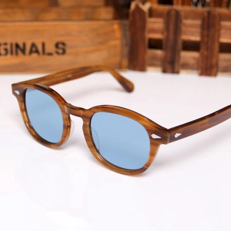 Поляризованные солнцезащитные очки Johnny Depp мужские Lemtosh женские элитные