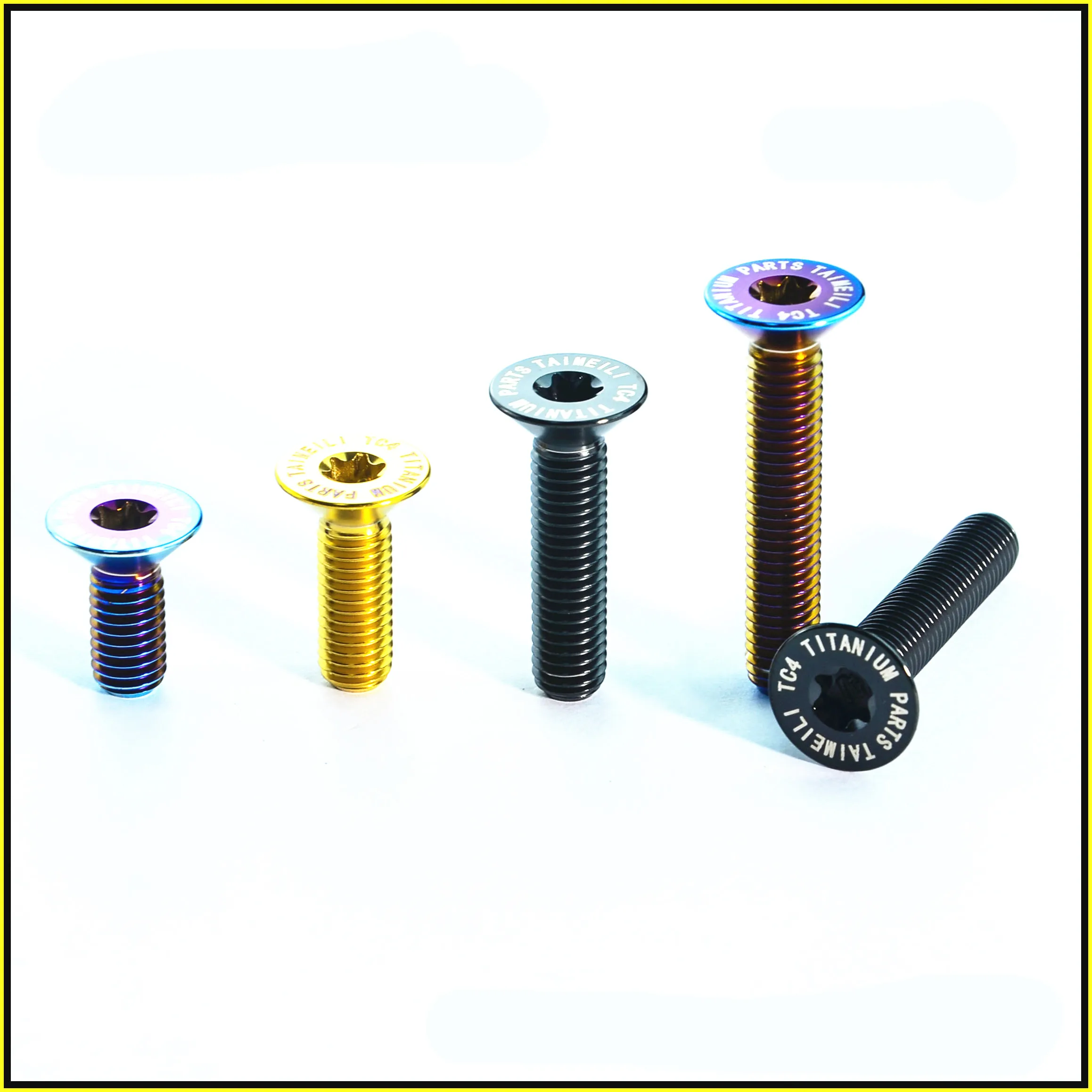 

Титановые болты Ti Bolt M8x 20/25/30/35/40 мм, модифицированные, для велоспорта, плоские винты с шестигранной головкой из титанового сплава, 1 шт.