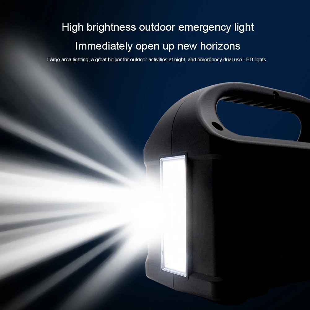 Портативная Солнечная Электростанция 100 Вт С Внешним Аккумулятором 24000 мАч