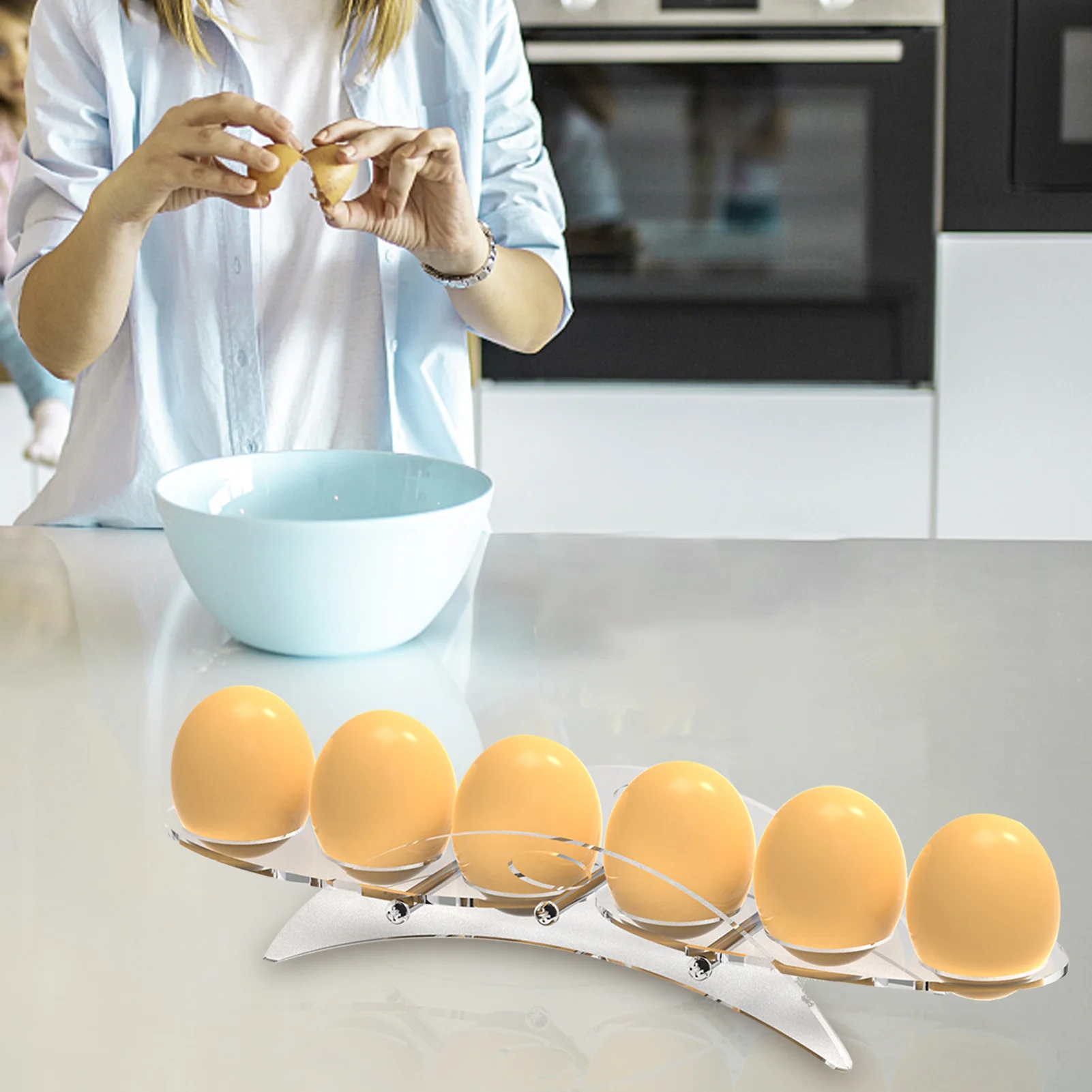 

Подставка для хранения яиц, 6 яиц, 1,5 дюйма