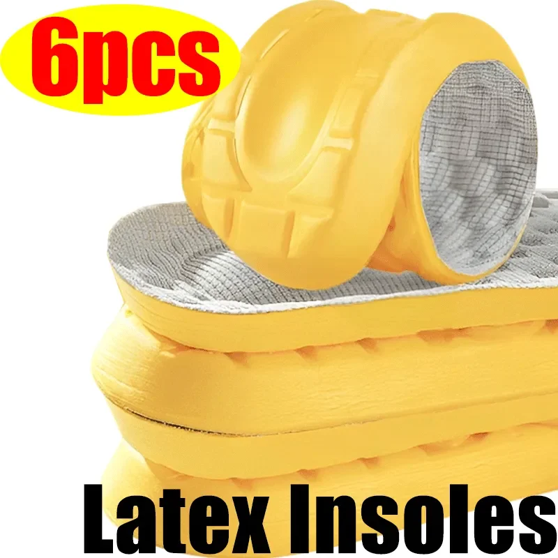 

6 шт., ортопедические стельки из латекса с эффектом памяти