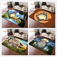 totoro cartoon rug living room diningroom and bedroom area carpet kitchen entrance floor mat children game picnic mat