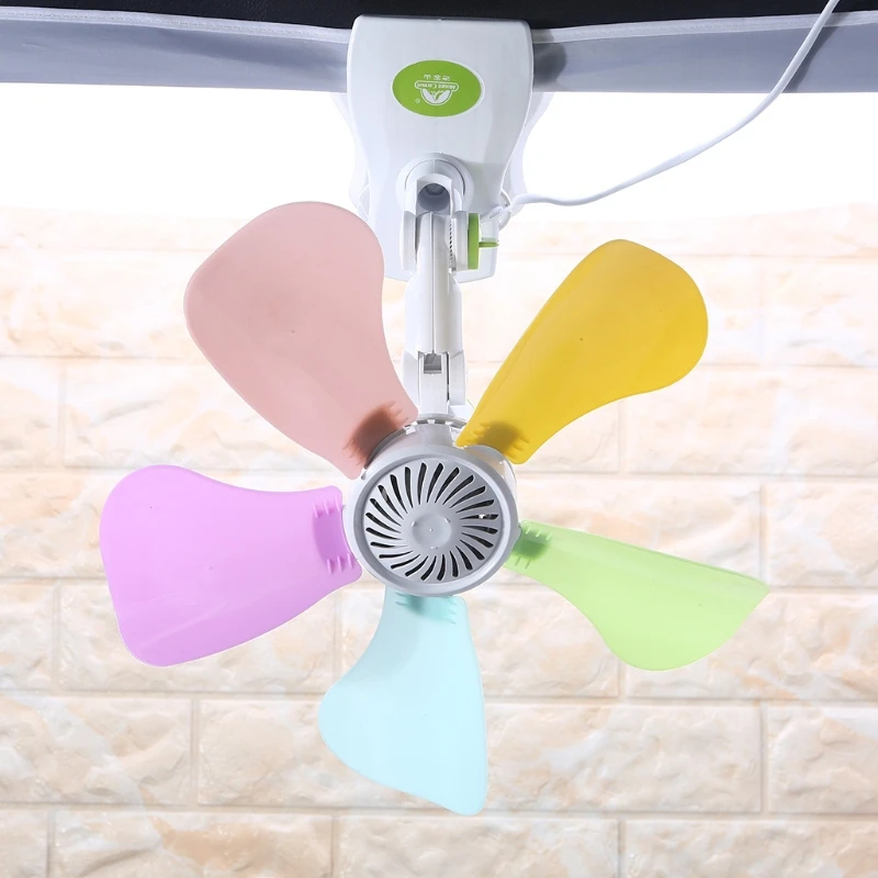 Тихий вентилятор с клипсой 220 В переменного тока штепсельная вилка стандарта США