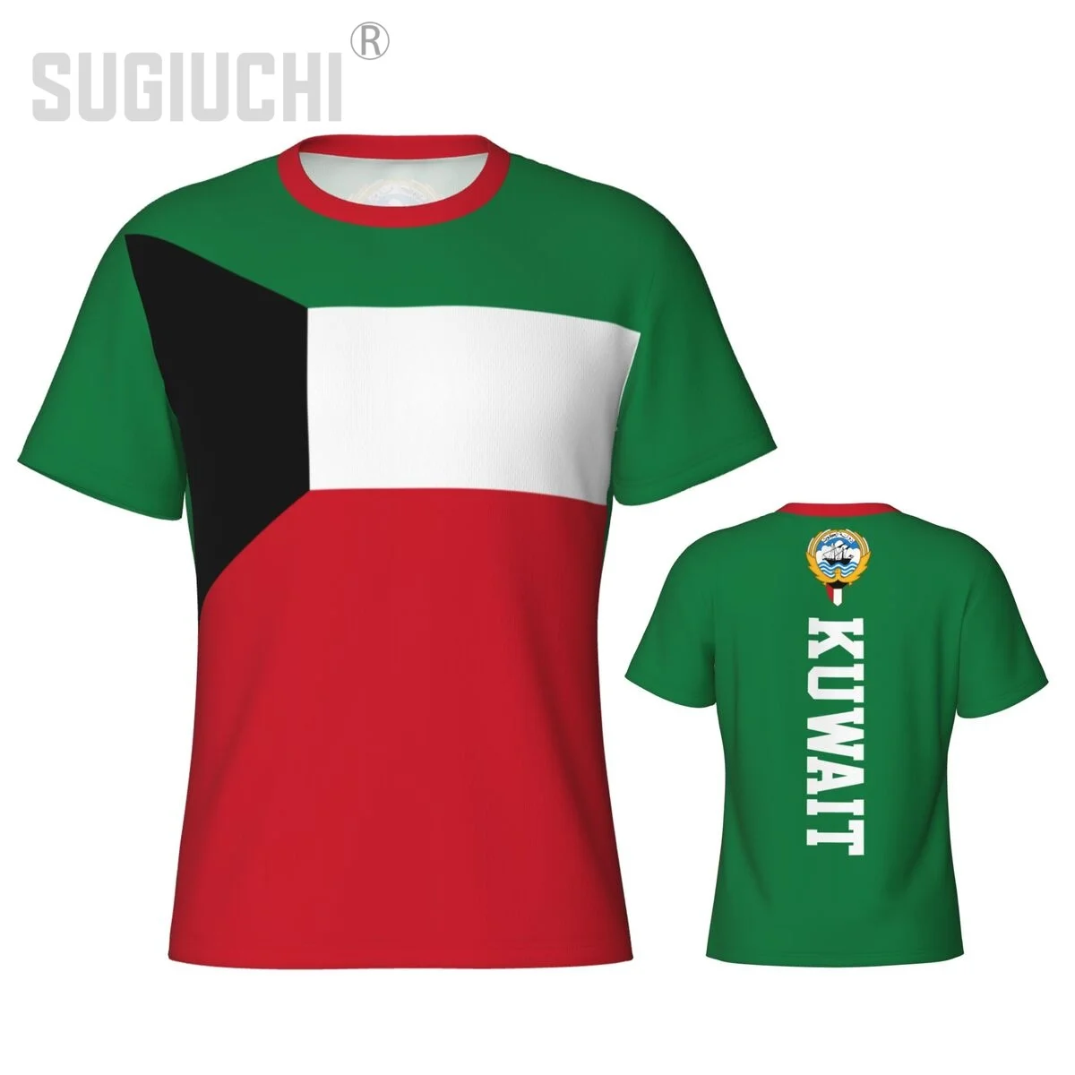 

Tight Sports T-shirt Kuwait Flag Kuwaitis 3D For Men Women Tees jersey Clothes Soccer Football Fans Gift Patriotic T shirt